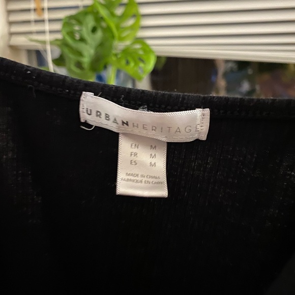 Black Rib Knit Tank - Picture 2 of 2